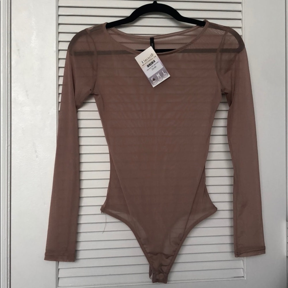 Nude Mesh Bodysuit